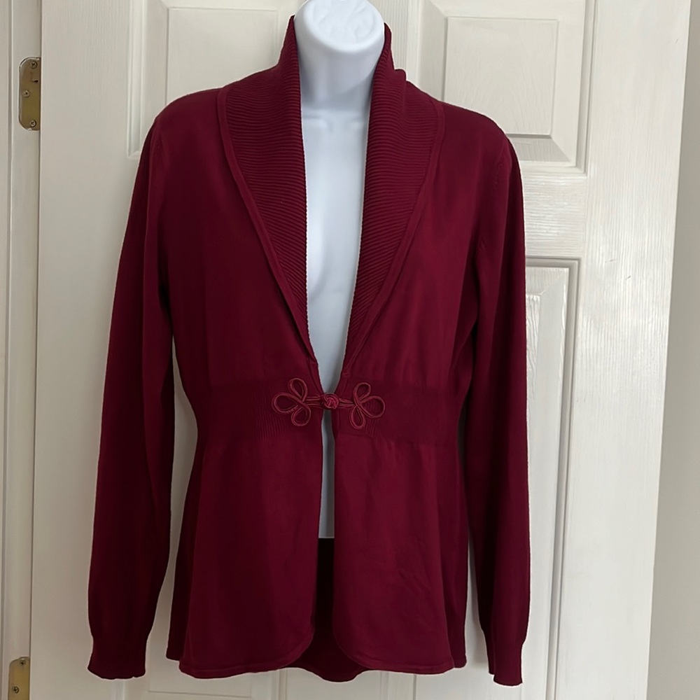 Karen Scott - Cranberry Sweater top
